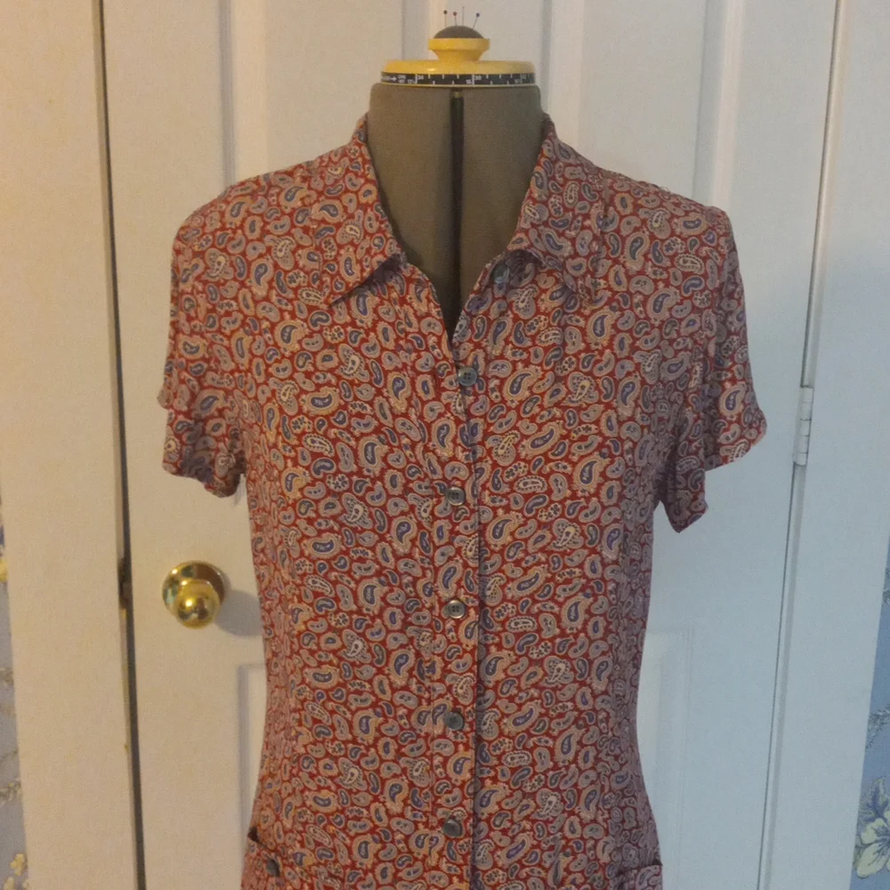 Button Front Dress - Picture 3 of 15